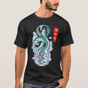 Japanese Ice Dragon Elemental Mythical Winged Rept T-Shirt