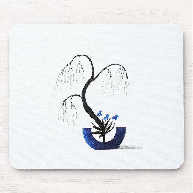 Japanese Ikebana Shoka Style Mouse Mat (Front)
