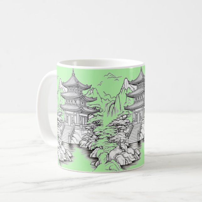 Japanese Imperial Palace cup (Front Left)