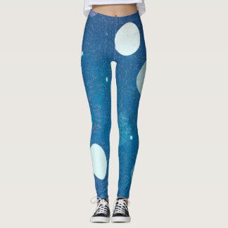 Japanese Indigo Dye Blue Leggings