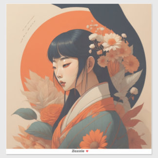 Japanese-inspired art and illustrations Art -8