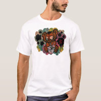 Japanese Inspired Bear Graffiti - Abstract Desig