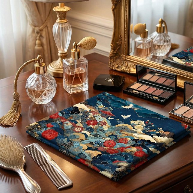 Japanese Inspired Luxury Floral Art Wash Cloth (Creator Uploaded)