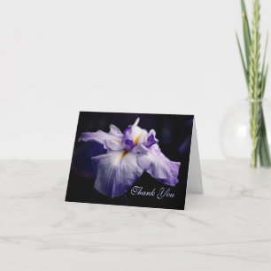 Japanese Iris Flower Beauty Thank You Card