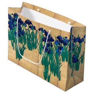 Japanese Irises (detail), Ogata Kōrin Large Gift Bag