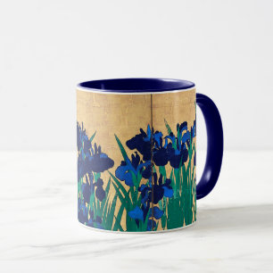 Japanese Irises (detail), Ogata Kōrin Mug
