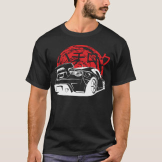 Japanese JDM gt86 brz lowered stance car white fun T-Shirt