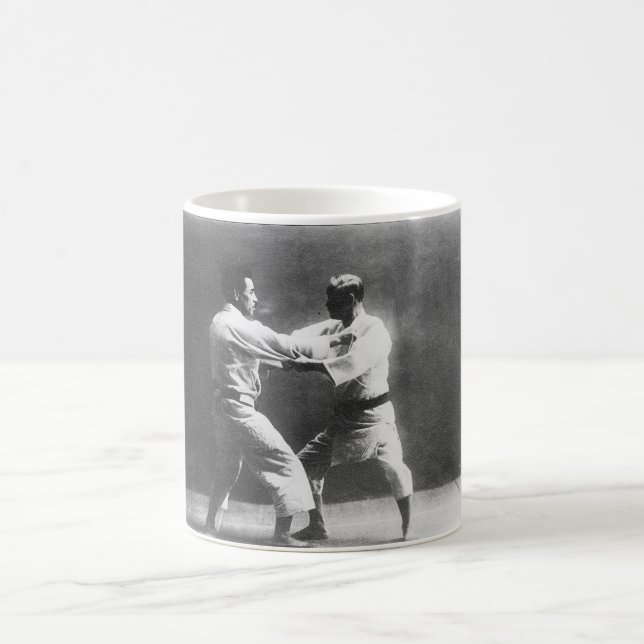 Japanese Judoka Jigoro Kano Kyuzo Mifue Judo Coffee Mug (Center)
