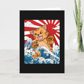 Japanese Kaiju Cat Anime Manga kawaii otaku Card