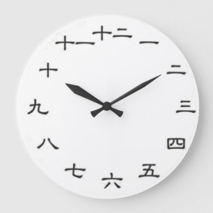 Japanese/Kanji Customisable Wall Clock
