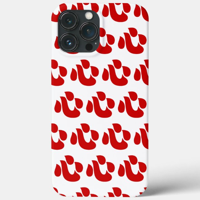 Japanese Kanji Heart 【Shin/Kokoro】 心 Case-Mate iPhone Case (Back)