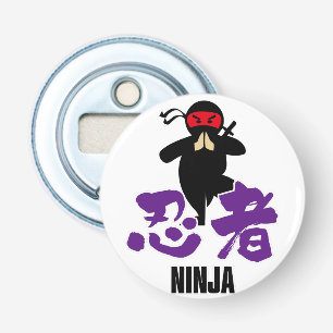 Japanese Kanji -NINJA- Bottle Opener