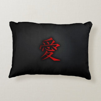 Japanese kanji pillow