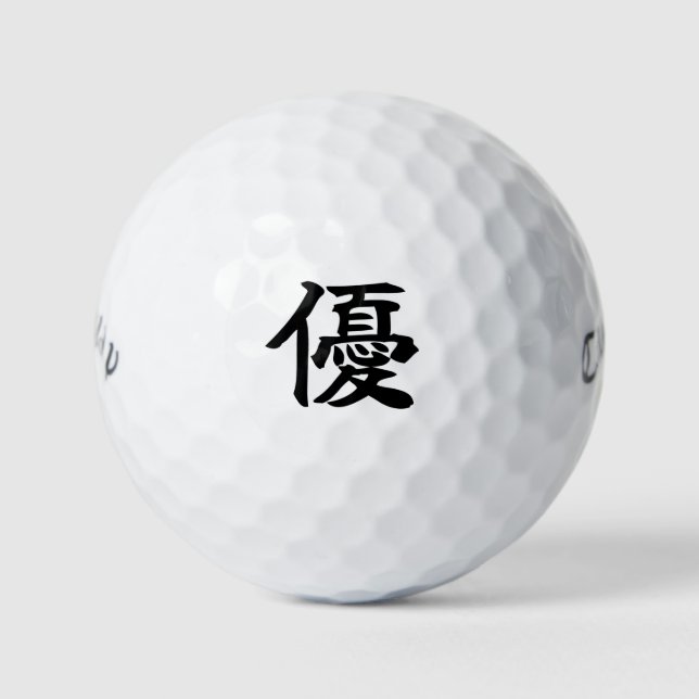 Japanese KANJI "YU" Golf ball (Front)