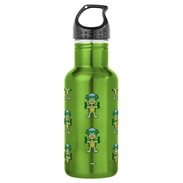 Japanese Kappa Yokai Monster Pattern 532 Ml Water Bottle (Front)