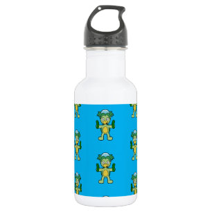 Japanese Kappa Yokai Monster Pattern 532 Ml Water Bottle