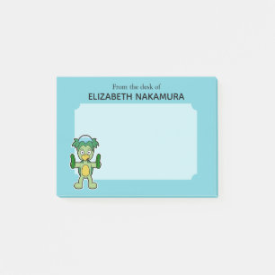 Japanese Kappa Yokai Monster- Personalized Post-it Notes