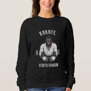 Japanese Karate Gorilla Karateka Kyokushin Karate Sweatshirt