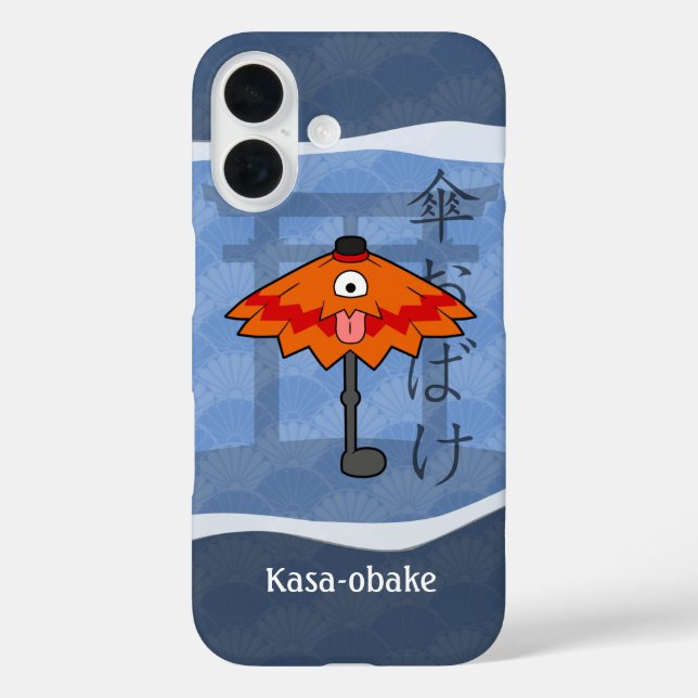 Japanese Kasa-obake Umbrella Yokai Case-Mate iPhone Case (Back)