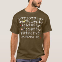Japanese Katakana table(Sushi)