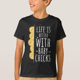 Japanese Kawaii Chicken Farming Spring Easter Ba T-Shirt