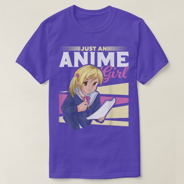 Japanese Kawaii Manga Japan Otaku Just An Anime Gi T-Shirt (Design Front)