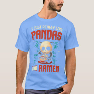Japanese Kawaii Otaku Ramen Noodle Panda422 T-Shirt