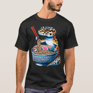 Japanese Kawaii Ramen Leopard T-Shirt