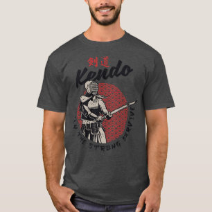 Japanese  Kendo Samurai Bushido  (2) T-Shirt