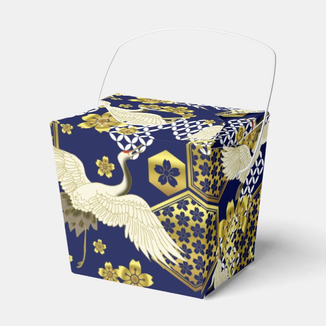 Japanese Kimono Fabric styled Favour box (Front Side)