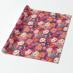 Japanese Kimono Fabric styled wrap Wrapping Paper
