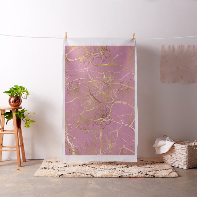 Japanese Kintsugi Pattern.  Fabric (In Situ)