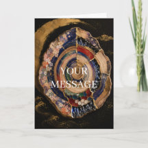 Japanese Kintsugi Tree Rings Gold Art Personalized