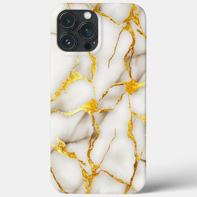 Japanese Kintsugi White Gold Case-Mate iPhone Case (Back)