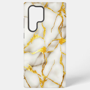 Japanese Kintsugi White Gold Samsung Galaxy Case