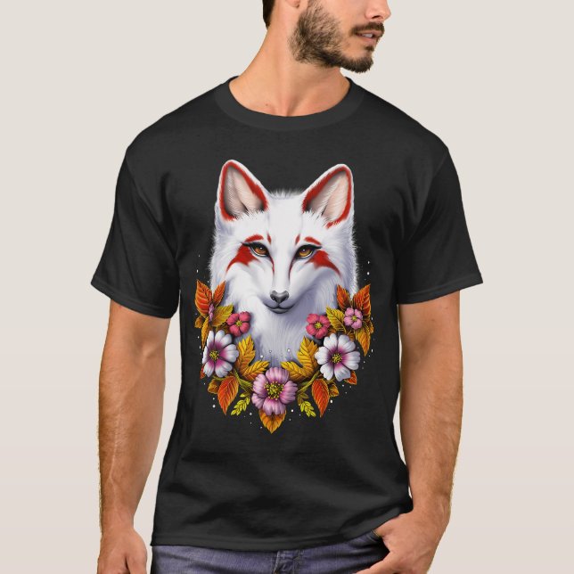 Japanese Kitsune Fox T-Shirt (Front)