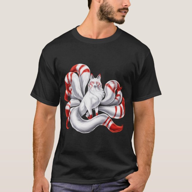 Japanese Kitsune Fox T-Shirt (Front)