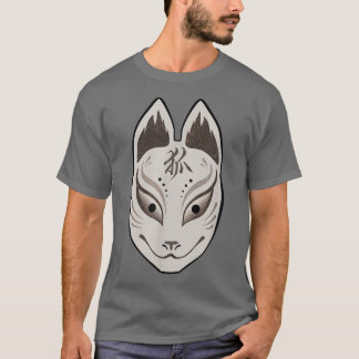 Japanese Kitsune Mask Fo Spirit  T-Shirt