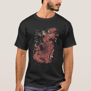 Japanese Koi Carp Fish Grunge Style Retro Vintage  T-Shirt
