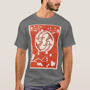 Japanese Koi Carp Nishikigoi Fish Cherry Blossom T-Shirt