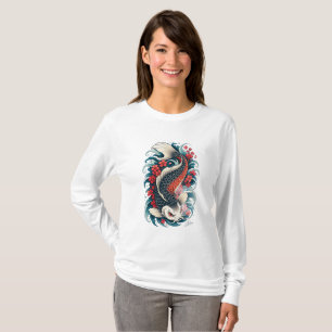 Japanese Koi Fish Art Long Sleeve T-Shirt