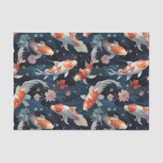 Japanese Koi Fish Decoupage Tissue Paper