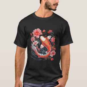 Japanese Koi Fish Nishikigoi Fish Blackboard T-Shirt