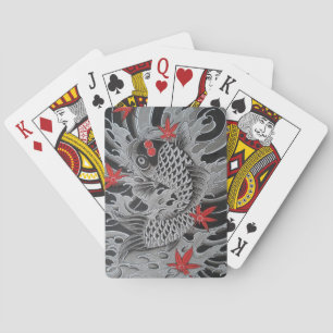 Japanese Koi Fish Playing Cards