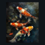 Japanese Koi Fish Pond Art Print Poster<br><div class="desc">Discover tranquillity and elevate your space with our exquisite Zen art print collection. Immerse yourself in the serenity of meditation and yoga with captivating pieces that seamlessly blend spirituality and aesthetics. Our yoga wall art and meditation art prints are carefully curated to evoke a sense of calmness and balance in...</div>