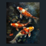 Japanese Koi Fish Pond Art Print Poster<br><div class="desc">Discover tranquillity and elevate your space with our exquisite Zen art print collection. Immerse yourself in the serenity of meditation and yoga with captivating pieces that seamlessly blend spirituality and aesthetics. Our yoga wall art and meditation art prints are carefully curated to evoke a sense of calmness and balance in...</div>