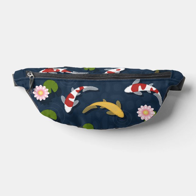 Japanese Koi Fish Pond Bum Bags (Lay Down)