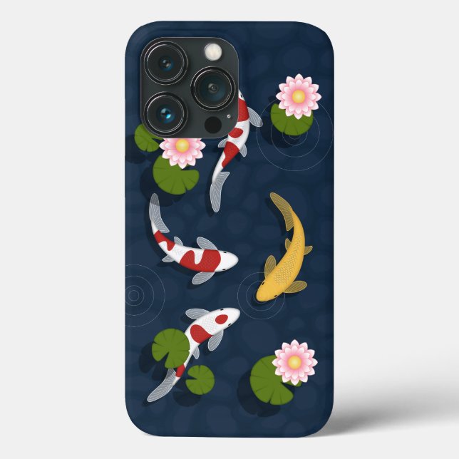 Japanese Koi Fish Pond Case-Mate iPhone Case (Back)