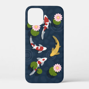 Japanese Koi Fish Pond iPhone 12 Mini Case