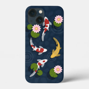 Japanese Koi Fish Pond iPhone 13 Mini Case